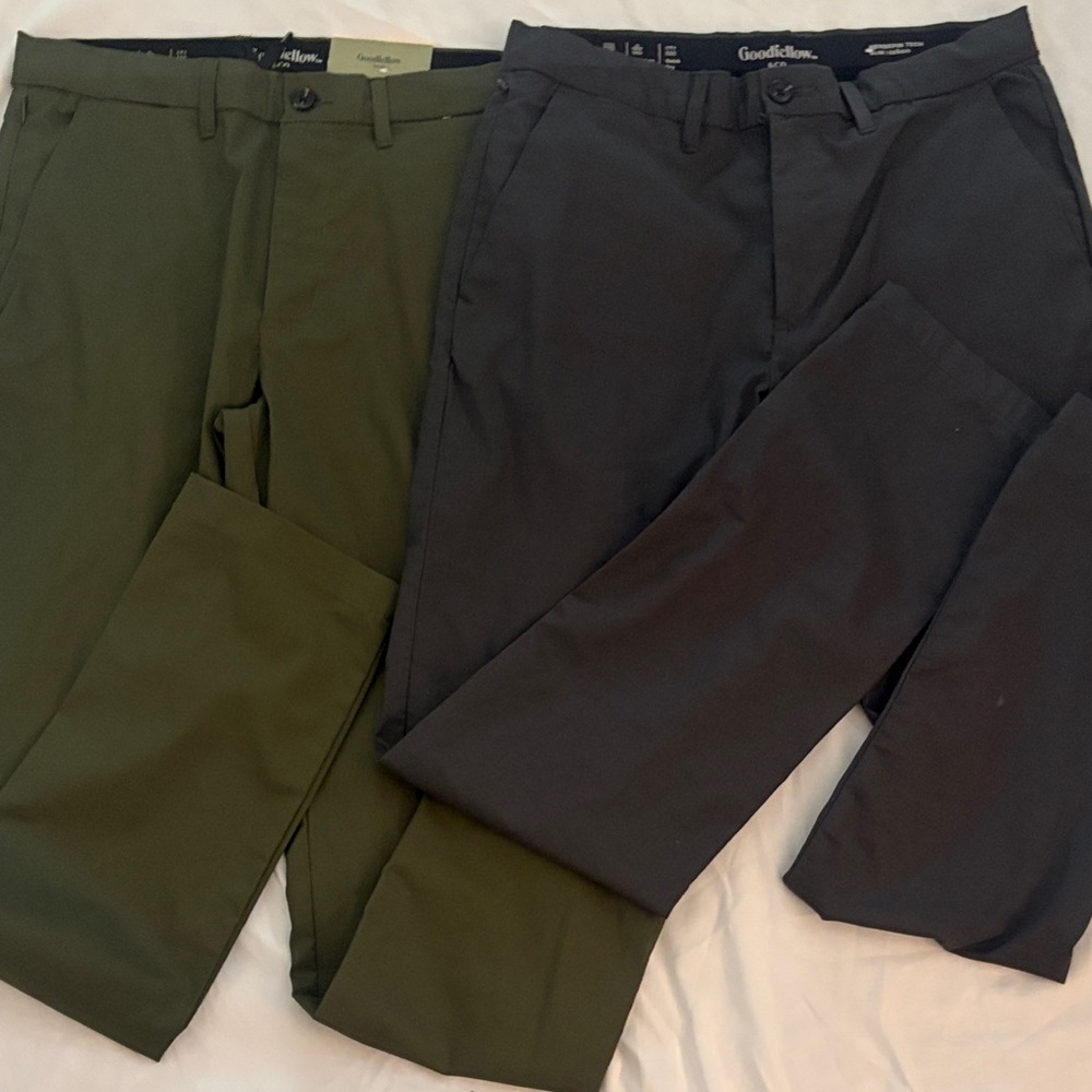 Goodfellow & Co Men's Chinos in Olive and Charcoal